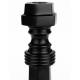 Bougeoir Totem S Zuiver Candélabre Fonte d’Aluminium Support à Bougie Finition Noire 12x12x20cm
