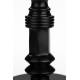 Bougeoir Totem S Zuiver Candélabre Fonte d’Aluminium Support à Bougie Finition Noire 12x12x20cm