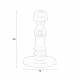 Bougeoir Totem S Zuiver Candélabre Fonte d’Aluminium Support à Bougie Finition Noire 12x12x20cm