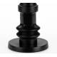Bougeoir Totem M Zuiver Candélabre Fonte d’Aluminium Support à Bougie Finition Noire 12x12x38cm