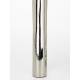 Bougeoir Tubo L Zuiver Candélabre Fonte d’Aluminium Support à Bougie Finition Chromé 10x18x26cm
