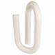 Bougeoir Tubo L Zuiver Candélabre Fonte d’Aluminium Support à Bougie Finition Beige Laqué 10x18x26cm