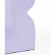 Vase Cones S Zuiver Soliflore Design Finition Lilas Décoration à Poser Originale 8x12x20cm