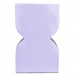 Vase Cones L Zuiver Soliflore Design Finition Lilas Décoration à Poser Originale 9,25x17x27cm