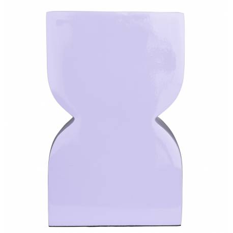 Vase Cones L Zuiver Soliflore Design Finition Lilas Décoration à Poser Originale 9,25x17x27cm