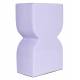 Vase Cones L Zuiver Soliflore Design Finition Lilas Décoration à Poser Originale 9,25x17x27cm