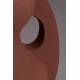 Vase Thiago M Dutchbone Décoration à Poser Fonte Aluminium Support à Fleurs Couleur Terracotta 20x23x30cm