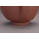 Vase Thiago M Dutchbone Décoration à Poser Fonte Aluminium Support à Fleurs Couleur Terracotta 20x23x30cm