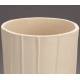 Vase Rander Beige Dutchbone Décoration à Poser en Aluminium Support à Fleurs Forme Ronde 16x16x30cm