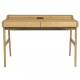 Secrétaire Kaat Zuiver Bureau en Bois Placage Chêne Table de Travail Design Couleur Naturelle 70x81x120