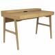 Secrétaire Kaat Zuiver Bureau en Bois Placage Chêne Table de Travail Design Couleur Naturelle 70x81x120