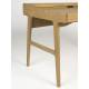 Secrétaire Kaat Zuiver Bureau en Bois Placage Chêne Table de Travail Design Couleur Naturelle 70x81x120