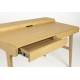 Secrétaire Kaat Zuiver Bureau en Bois Placage Chêne Table de Travail Design Couleur Naturelle 70x81x120