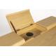 Secrétaire Kaat Zuiver Bureau en Bois Placage Chêne Table de Travail Design Couleur Naturelle 70x81x120