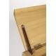 Secrétaire Kaat Zuiver Bureau en Bois Placage Chêne Table de Travail Design Couleur Naturelle 70x81x120