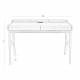 Secrétaire Kaat Zuiver Bureau en Bois Placage Chêne Table de Travail Design Couleur Naturelle 70x81x120