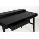 Secrétaire Kaat Zuiver Bureau en Bois Placage Chêne Table de Travail Design Couleur Noire 70x81x120