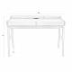 Secrétaire Kaat Zuiver Bureau en Bois Placage Chêne Table de Travail Design Couleur Noire 70x81x120