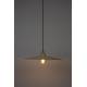 Suspension Balance L Nature Zuiver Luminaire Eclairage en Métal Noir et Rotin Couleur Naturelle 12x60x60cm