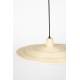 Suspension Balance L Nature Zuiver Luminaire Eclairage en Métal Noir et Rotin Couleur Naturelle 12x60x60cm