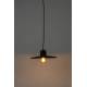 Suspension Balance S Nature Zuiver Luminaire Eclairage en Métal Noir et Rotin Couleur Noire 10,5x35x35cm