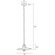 Suspension Balance S Nature Zuiver Luminaire Eclairage en Métal Noir et Rotin Couleur Noire 10,5x35x35cm