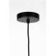 Suspension Balance M Nature Zuiver Luminaire Eclairage en Métal Noir et Rotin Couleur Noire 11,5x45x45cm