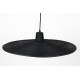 Suspension Balance L Nature Zuiver Luminaire Eclairage en Métal Noir et Rotin Couleur Noire 12x60x60cm