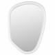 Miroir Looks S Zuiver Glace d’Intérieur Coloris Blanc Décoration Murale en Verre et Manguier 2x49x67cm