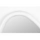 Miroir Looks S Zuiver Glace d’Intérieur Coloris Blanc Décoration Murale en Verre et Manguier 2x49x67cm