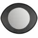 Miroir Aren S Dutchbone Glace Forme Œil Manguier Finition Noire Décoration Murale 5x73x100cm
