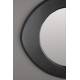 Miroir Aren S Dutchbone Glace Forme Œil Manguier Finition Noire Décoration Murale 5x73x100cm
