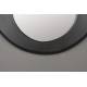 Miroir Aren S Dutchbone Glace Forme Œil Manguier Finition Noire Décoration Murale 5x73x100cm