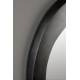 Miroir Aren M Dutchbone Glace Forme Œil Manguier Finition Noire Décoration Murale 5x73x100cm