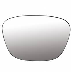 Miroir Lina Woody Glace Intérieur Décoration Murale en Verre et Métal Noir 4x40x60cm