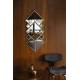 Miroir Miyu Dutchbone Ensemble de 5 Glaces Murales Finition Laitonnée Décoration Losanges en Verre et Métal 4x51x107cm