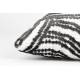 Coussin Décoratif Rings Naturel Anthracite Zuiver Décoration de Canapé Fauteuil en Tissu 12x45x45cm