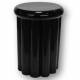 Guéridon Blora Noir Athezza Bout de Canapé en Fer Sellette Esprit Design Finition Brillante 34x34x46cm