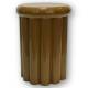 Guéridon Blora Moutarde Athezza Bout de Canapé en Fer Sellette Esprit Design Finition Brillante 34x34x46cm
