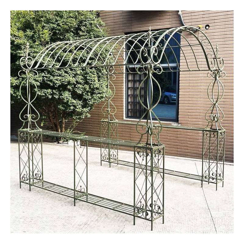 Lot De 6 Anneaux Décoratifs Forclaz - Fer Forgé Vert - Casto' CL 18
