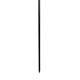 Pluviomètre en Fonte Patiné Marron Instrument de Mesure de Pluie en Verre Tuteur de Jardin 7,5x13,5x125cm