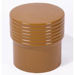 Bout de Canapé Talo Athezza Guéridon Acier Laqué Moutarde Sellette d’Appoint Design 36x36x36cm