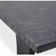 Table Basse Vinh Athezza Table de Salon Rectangulaire Manguier Finition Noire Design Ethnique 35x60x160cm