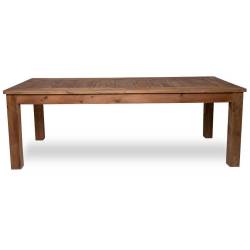 Table de Repas Mavora Athezza Table de Salle à Manger Extensible en Pin Plateau Rectangulaire 8/12 Personnes 76x105x224-304cm