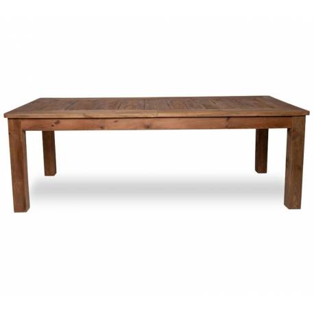 Table de Repas Mavora Athezza Table de Salle à Manger Extensible en Pin Plateau Rectangulaire 8/12 Personnes 76x105x224-304cm