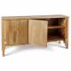 Buffet Itarsi Athezza Enfilade 3 Portes en Manguier Bahut Vaisselier Scandinave 40x78x140cm