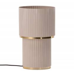 Lampe de Salon Monika Athezza Lampe à Poser en Métal Luminaire Coloris Rose 23x23x39cm