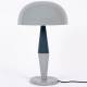 Lampe de Bureau Waimea Athezza Lampe à Poser en Métal Gris et Bleu Clair Luminaire Design 34x34x54cm