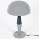 Lampe de Bureau Waimea Athezza Lampe à Poser en Métal Gris et Bleu Clair Luminaire Design 34x34x54cm