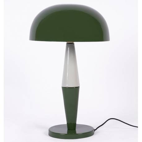 Lampe de Bureau Waimea Athezza Lampe à Poser en Métal Vert d'Eau et Vert Amande Luminaire Design 34x34x54cm